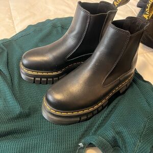 Dr. Martens Black Leather Boots